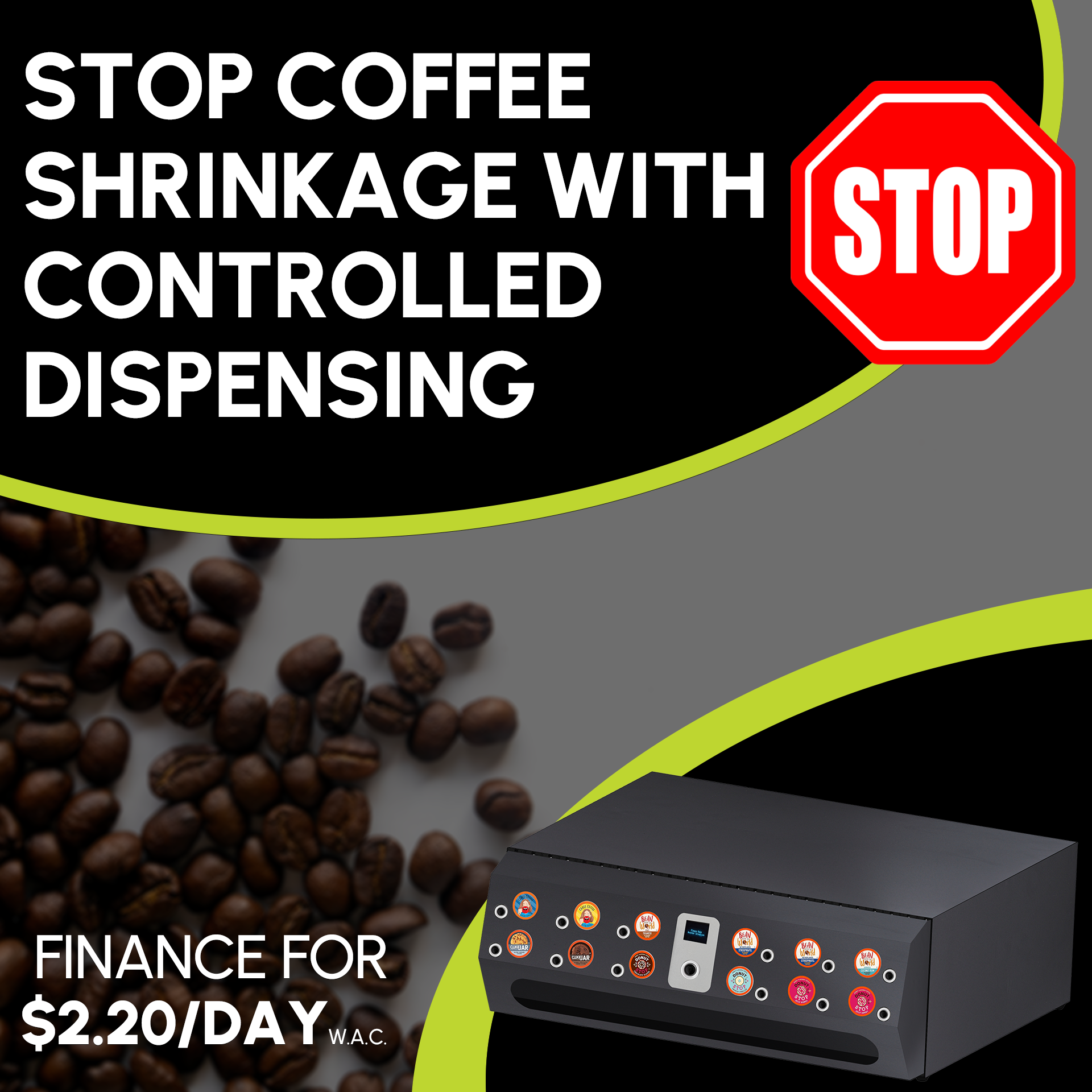 COMING SOON! Reduce your coffee costs with DIZPENZIO.12