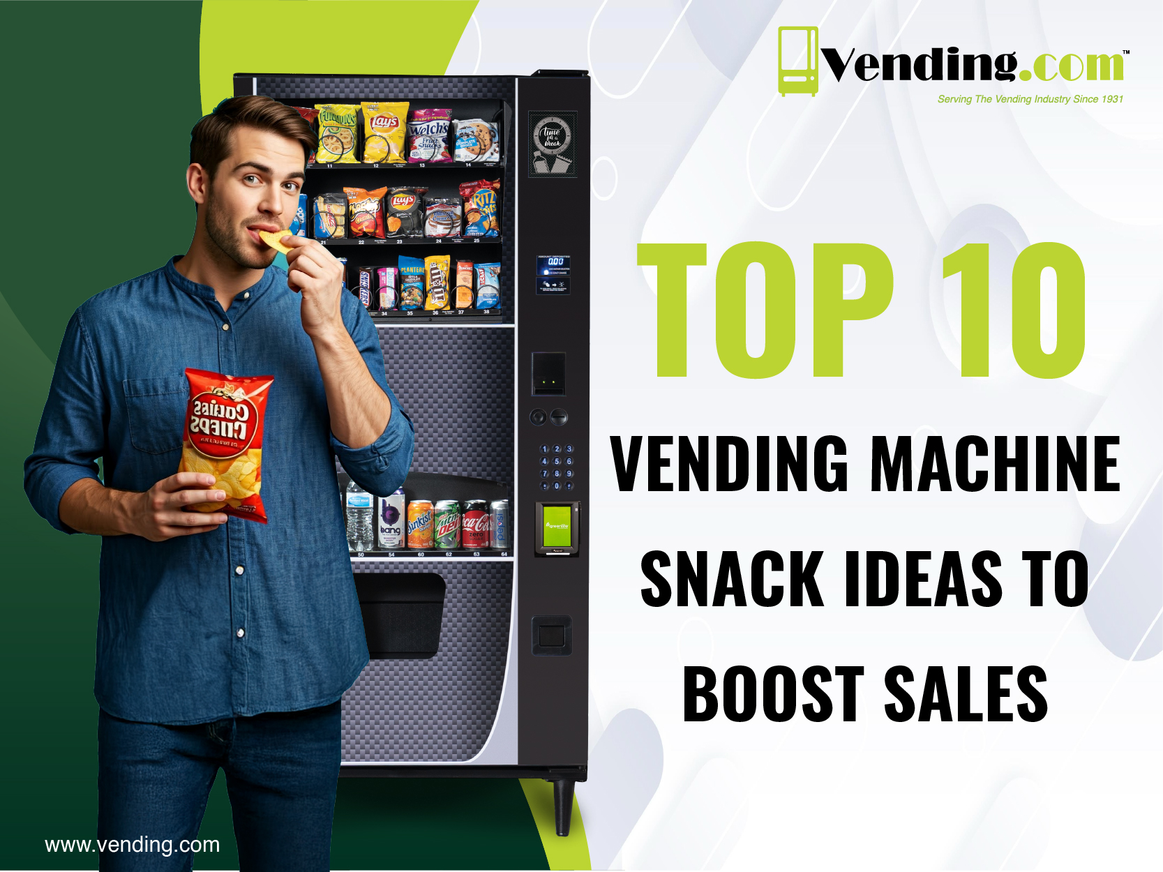 Top 10 snacks for vending machines